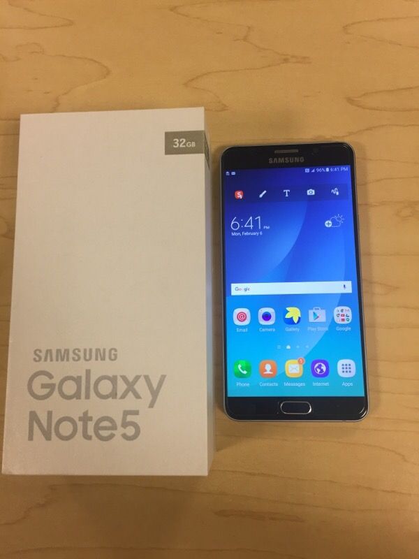 Samsung Galaxy Note 5 (32gb) Factory Unlocked