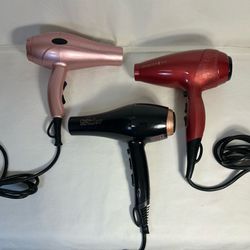 Hair Dryers (3 different dryers)