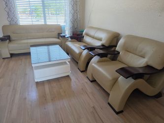 Sofa 3 seater, 2 seater, Love seat. PREMIUM SOFA Asking 299$ Or Best Offer
 Not New