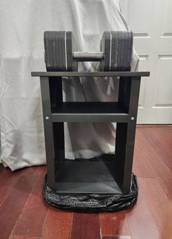 75lb Ironmaster Adjustable Dumbbell Set + 15lb Heavy Handle Plate Kit + Stand