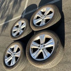 4 —— 245/55r19 5x4.5 5x114.3 Stock Toyota Highlander Sienna RAV4 Wheels Rims Good 80% Treads Tires !!!!