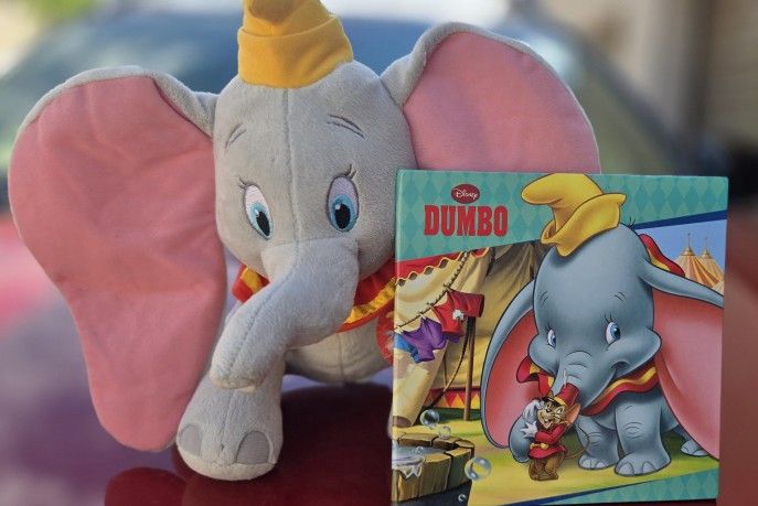 Disney Dumbo Animal Stuff & Book