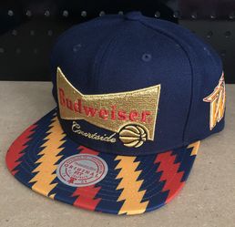 Mitchell & Ness Golden State Warriors Budweiser Courtside SnapBack Hat