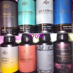 Men's bath & Body Works items $10 ** Houston TX 77093