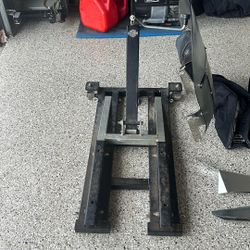 Harley Parts Leather Pants And Chaps Floor Jack Chrome Guards Saddle Bag Inserts And Plate Cover Make Offer