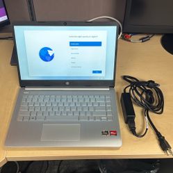 HP 14" Laptop - AMD Ryzen 5500 - 8gb RAM - 256gb M.2 - WiFi - BT