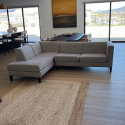 Gray Fabric Sectional From Living Spaces