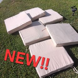 NEW! Outdoor Patio Seat Cushions Set