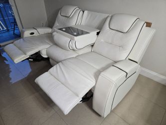 Recliner sofa Genuine Leather