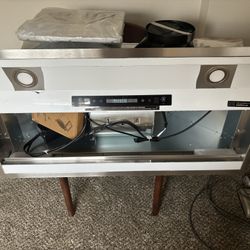 Over The Range Hood. Range Ventilation Hood In Cabinet 36inches Wide
