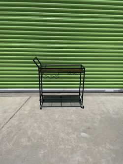 Wine bar cart