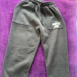 White Fox Sweatpants 