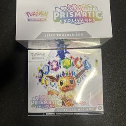 Pokemon Prismatic Evolutions Elite Trainer Box - SV: Prismatic Evolutions (PRE) Etb