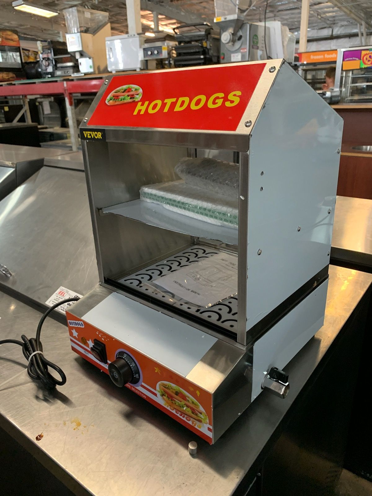 Countertop Hotdog Steamer