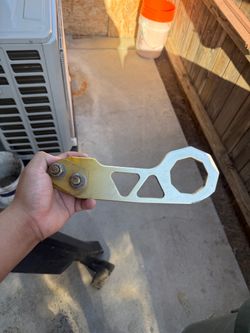 JDM style towing hook