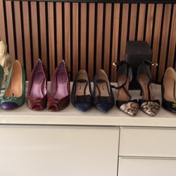 5 pairs Shoes, Miu,Miu, Tori, Arezzo From Brazil