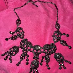 Halloween Skeleton Necklace 