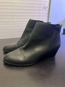 Antonio Melani Leather Ankle Boot - 9.5