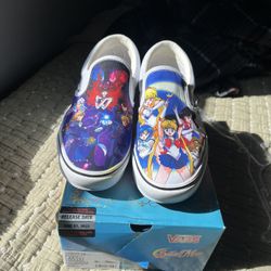 Sailor Moon Vans  Size 9 M
