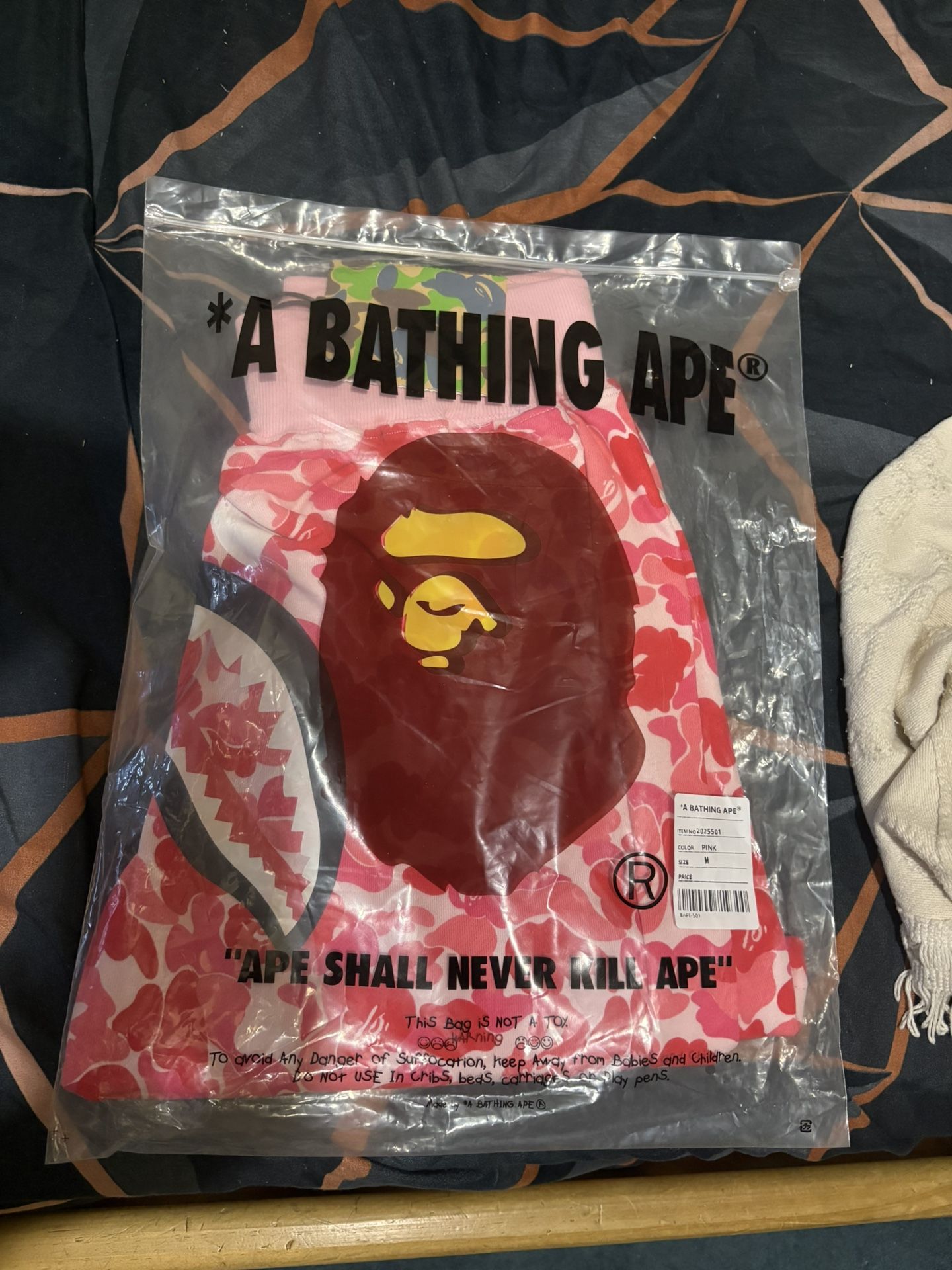 Pink Bape Shorts