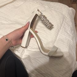 White lulus Heels