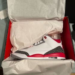 Jordan 3 Fire Red 