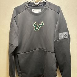 USF University of South Florida Grey Pullover Sweatshirt Adidas Men’s XL