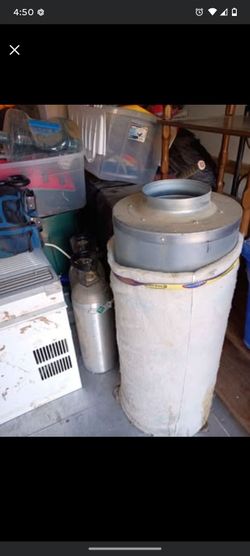Carbon scrubber & C02 tanks x3