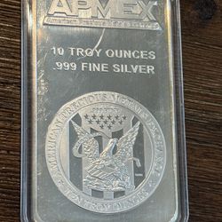 APMEX 10 oz Silver Bar – Premium Brand