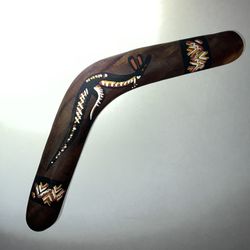 Boomerang Genuine Aboriginal Art Souviner