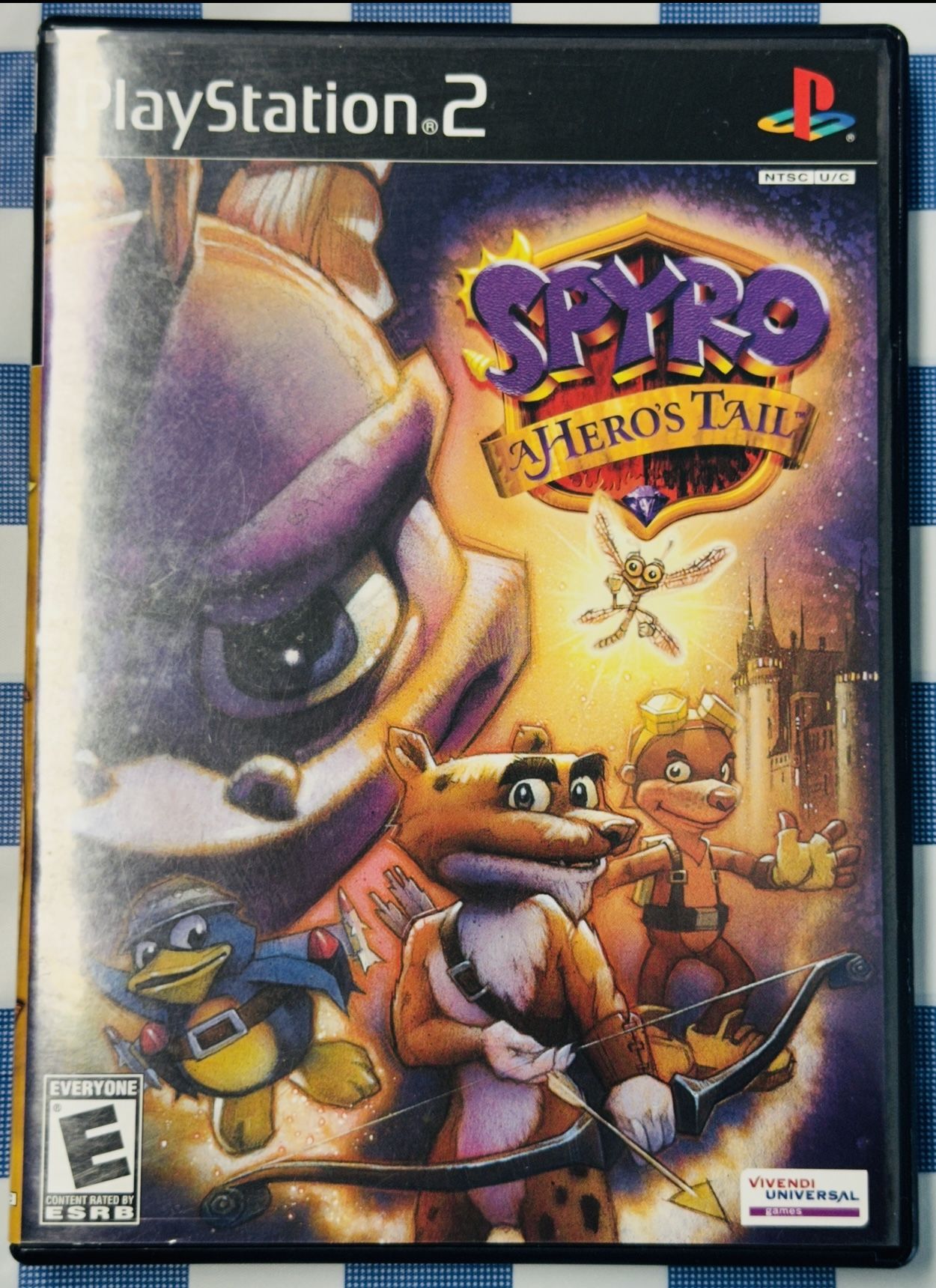 Spyro: A Hero's Tail (Sony PlayStation 2, 2004) With Case/Manual!