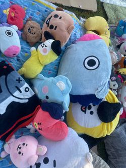 BTS plushies!!!