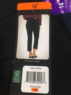 Banana Republic Crop Black 16 NWT