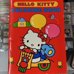 Vintage 1981 Hello Kitty Coloring Book 