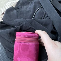 Genuine Coach World Travel  Plug Adapter WITH Coach Travel Pocket