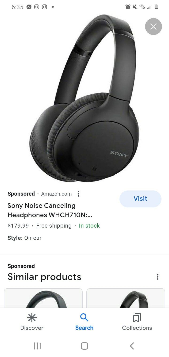 Sony Noise Cancelling Headphones 