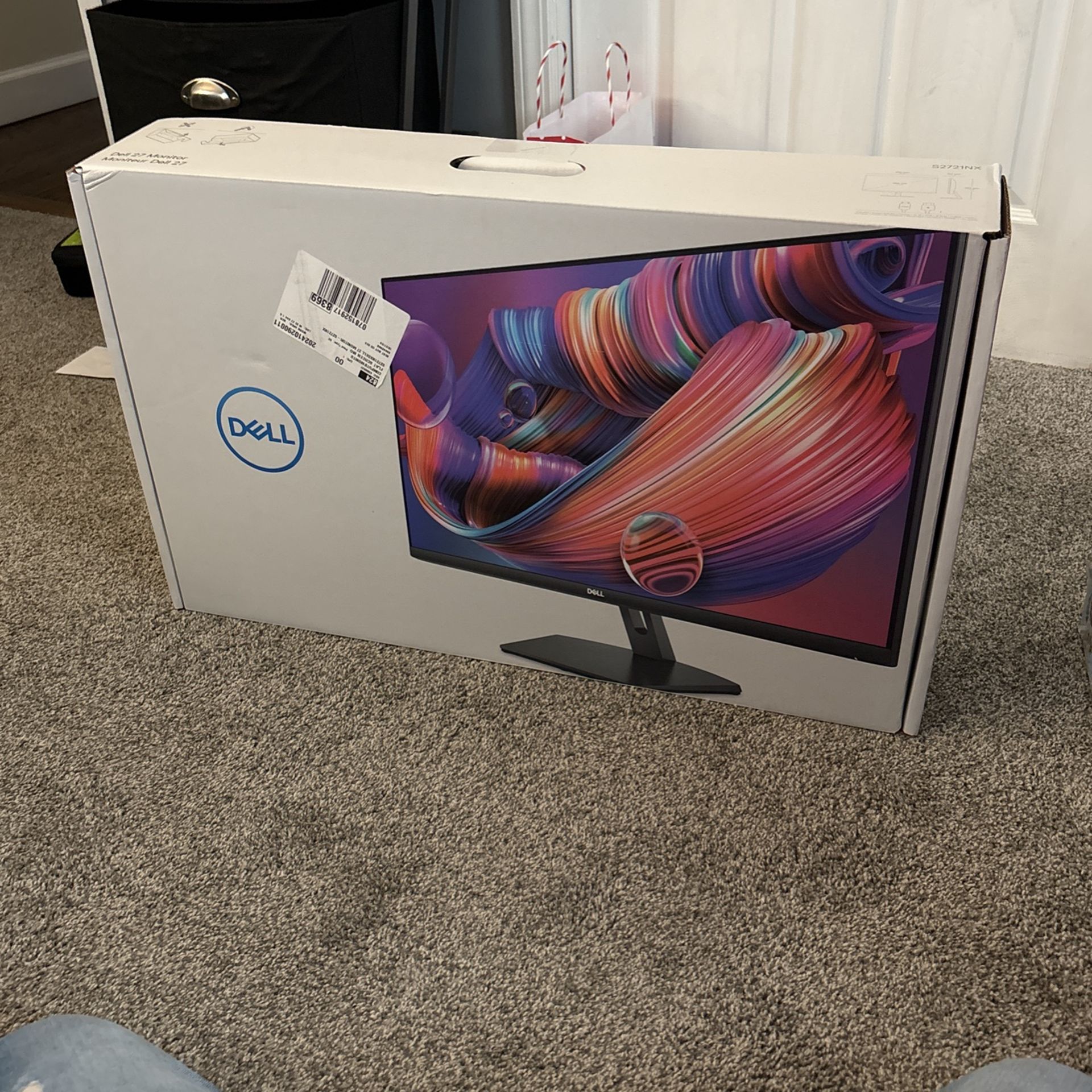 Dell - S2721NX 27" IPS LED FHD FreeSync Monitor (HDMI) - Black