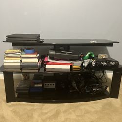 Glass Shelf Entertainment Stand