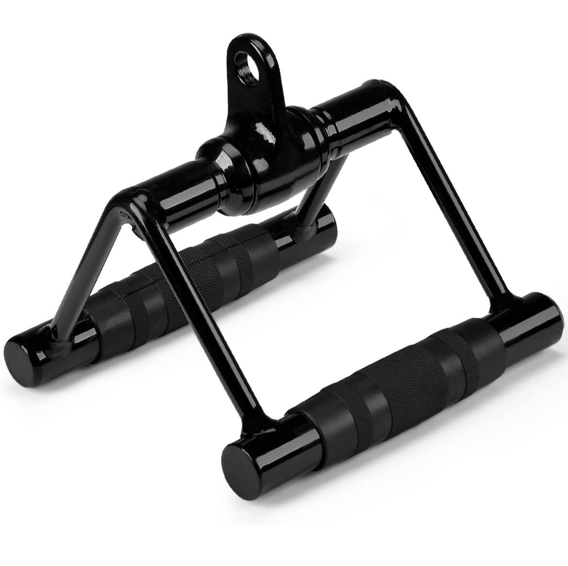 Yes4All Double D Row Handle Cable Attachment for Weight Workout, Cable Machine Accessories for Home Gym, LAT Pull Down V Bar with Capacity Up @Z3-563