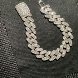 Lab Diamond Cuban Braclet 