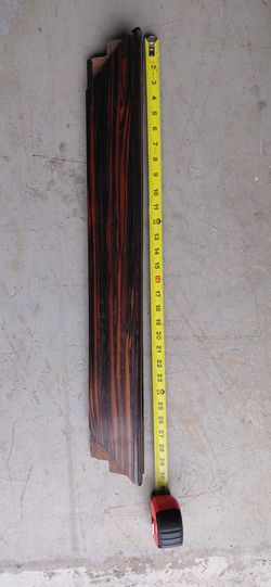 Thin Macassar Ebony and other hardwood cut-offs from furniture