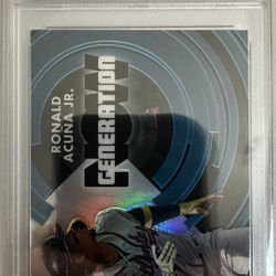 Acuna Jr 2022 Topps Chrome Baseball Card