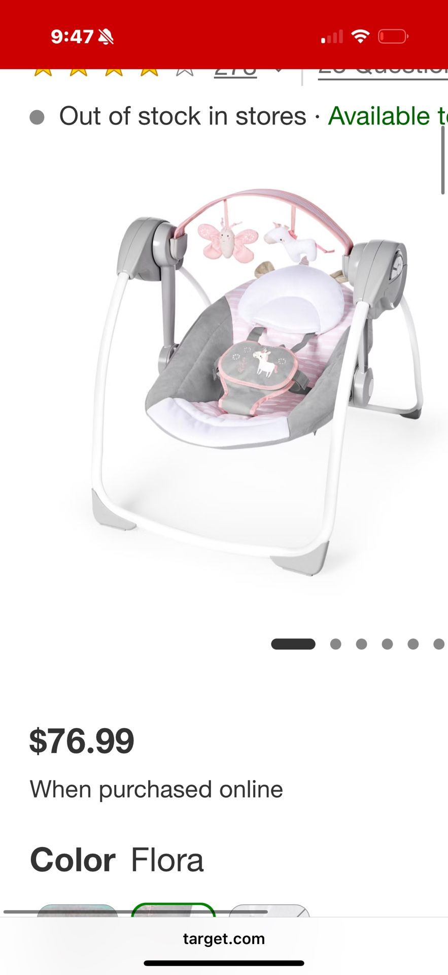 Baby Swing & Bouncer