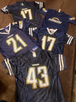 Vintage kids San Diego Chargers NFL Jerseys Lot of 5