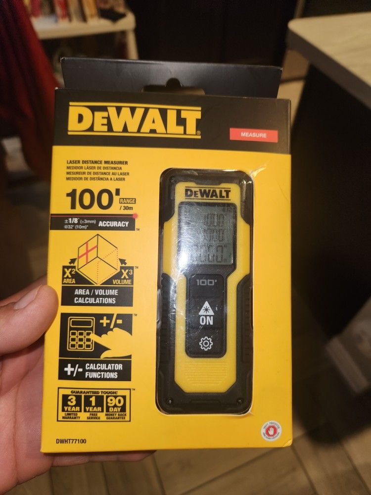 Dewalt 100' Ft Laser Distance Measuerer