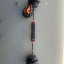 Set Of Adjustable Dumbbells 