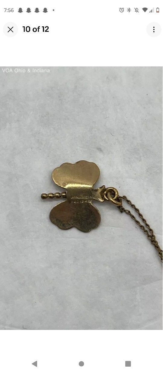 12kg ButterFly An 14k GOLD Chain 