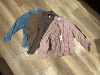 Men’s Button Up Shirts & Sweatshirt