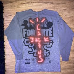 Fortnite Cactus Jack Travis Scott Concert Merch Tee