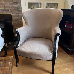 Leather Wingback Chair